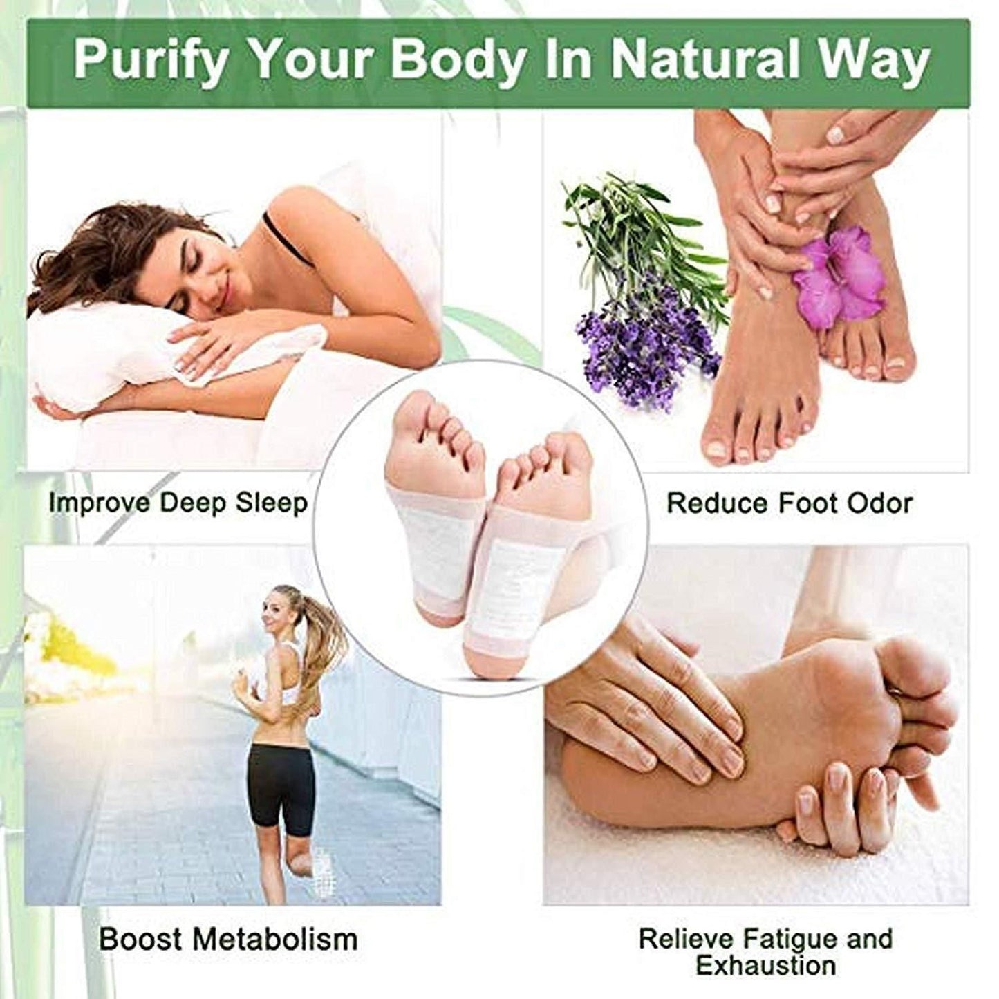 Foot Pads - Kinoki Detox Foot Patches (Pack of 10)