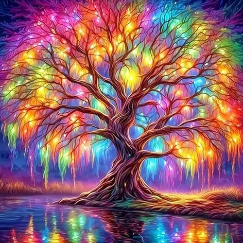 Diamond Art Painting Kits for Adults and Beginners, 5D Tree Diamond Art Kit